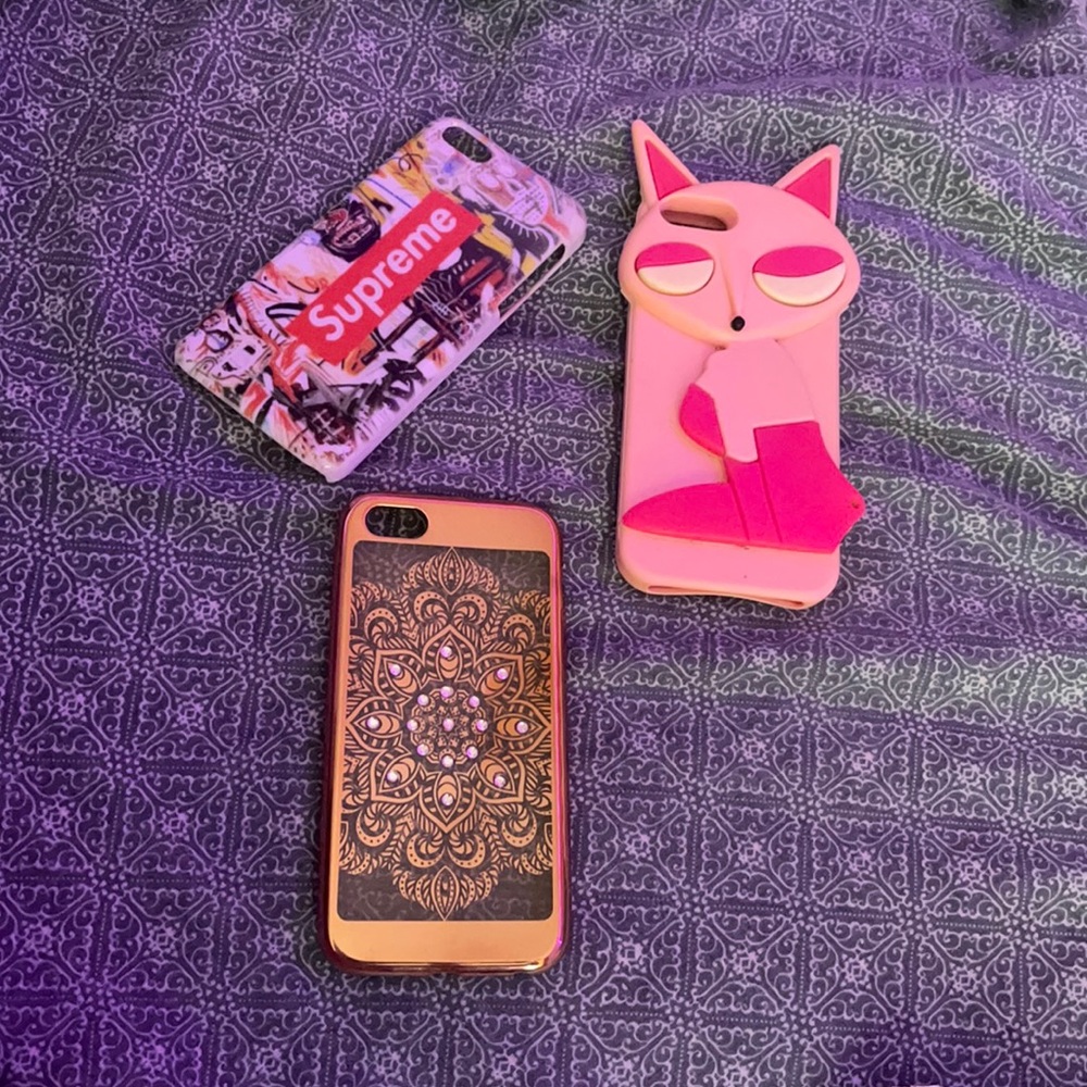 Three iPhone cases for 5, 5c & 5s